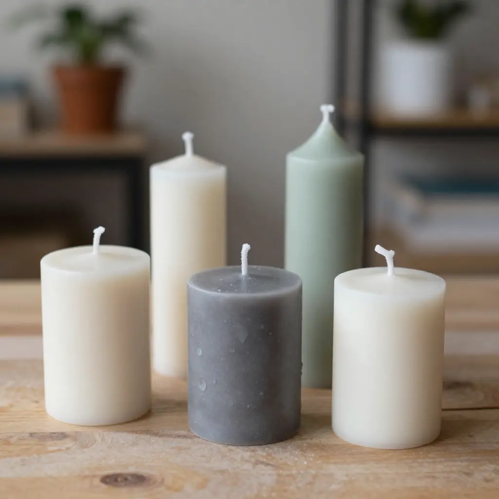 Handcrafted candles from our workshop